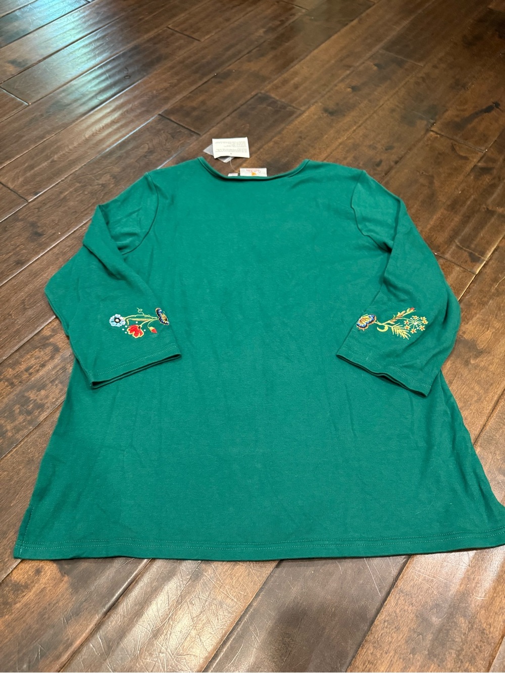 Quacker factory embroidered shirt NWT size large - Picture 2 of 7